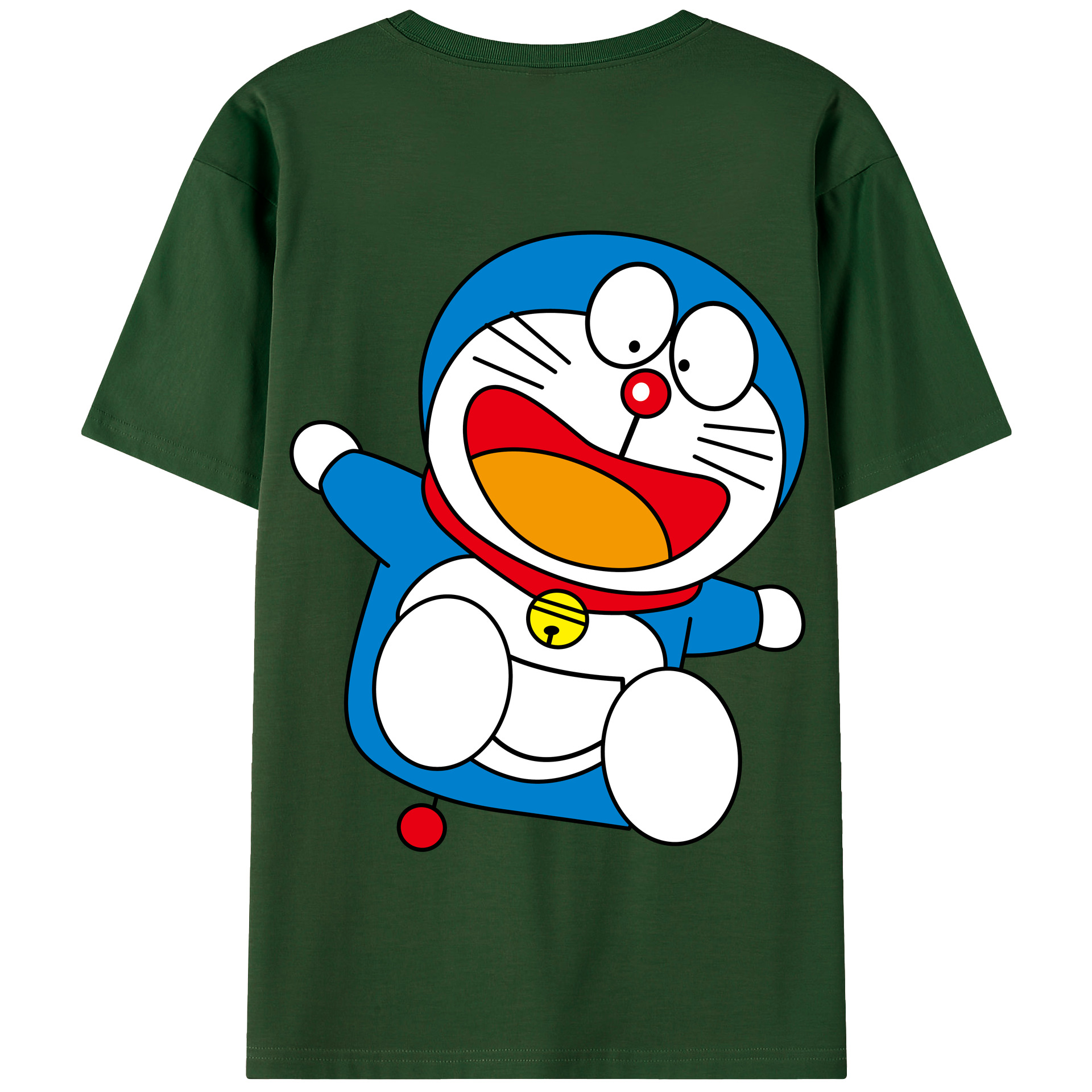 （画像用） ドラえもん Doraemon 綿100％半袖Tシャツ（背面プリント）